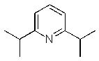 Which of the following is the least nucleophilic base? A)  (CH<sub>3</sub>CH<sub>2</sub>) <sub>3</sub>N B)    C)    D)    E)   