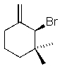 Which of the following molecules will readily undergo an elimination reaction when treated with NaOCH<sub>3</sub>? A)    B)    C)    D)    E)  None of the above.