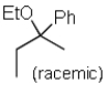 Predict the major product of the following S<sub>N</sub>1 reaction:   A)    B)    C)    D)    E)   