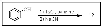 What is the major product of the following two-step reaction?   A)    B)    C)    D)    E)  no reaction occurs