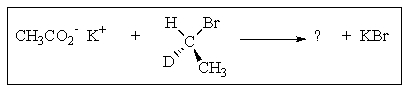 What would be the organic product of the following reaction?   A)    <sup> </sup> B)    C)    D)  All of the above. E)  None of the above.