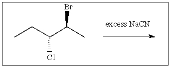 What is the correct stereochemistry of the product of the following reaction:   A)  3R,4S B)  2S,3R C)  2R,3S D)  2R,3R E)  3R,4R