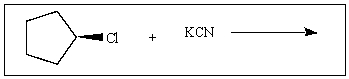 If the reaction rate of the following reaction is x,doubling the concentration of KCN would give what rate?   A)  2x B)  x/2 C)  x<sup>2</sup> D)  x<sup>2</sup>/2 E)  no change in reaction rate
