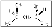 What would be the complete name of the following?   A)  (2R,4S) -2-bromopentane B)  (R) -2-bromo-4-methylpentane C)  (S) -4-bromo-2-methylpentane D)  (2R,4R) -2-bromo-4-methylpentane E)  (S) -2-bromo-4-methylpentane