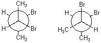 How are the following compounds related?   A)  Diastereomers B)  Enantiomers C)  Meso compounds D)  Same compound E)  They are not related.