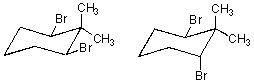 How are the following compounds related?   A)  diastereomers B)  enantiomers C)  meso compounds D)  same compound E)  They are not related.