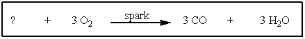 What reactant is needed to complete and balance the following reaction?   A)  C<sub>3</sub>H<sub>8</sub> B)  C<sub>2</sub>H<sub>6</sub> C)  C<sub>3</sub>H<sub>4</sub> D)  C<sub>3</sub>H<sub>6</sub> E)  C<sub>6</sub>H<sub>12</sub>