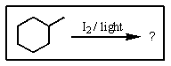 Predict the major product of the following reaction:   A)    B)    C)    D)    E)  no reaction