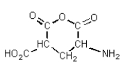 It was not until 1974 that <font face= symbol ></font>-carboxyglutamic acid (shown below) was discovered (by researchers at the University of Colorado) in polypeptides.Based on your knowledge of organic chemistry,what is the most likely reason that this particular amino acid escaped identification so long?   A)  It tended to spontaneously form a cyclic anhydride:   B)  It tended to spontaneously lose carbon dioxide:   C)  It easily underwent a reverse-Knovenagle reaction:   D)  It tended to spontaneously form a cyclic amide (lactam) :   E)  It was simply too polar to extract into non-polar organic solvents.