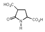It was not until 1974 that <font face= symbol ></font>-carboxyglutamic acid (shown below) was discovered (by researchers at the University of Colorado) in polypeptides.Based on your knowledge of organic chemistry,what is the most likely reason that this particular amino acid escaped identification so long?   A)  It tended to spontaneously form a cyclic anhydride:   B)  It tended to spontaneously lose carbon dioxide:   C)  It easily underwent a reverse-Knovenagle reaction:   D)  It tended to spontaneously form a cyclic amide (lactam) :   E)  It was simply too polar to extract into non-polar organic solvents.