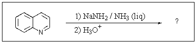 Which of the following is not formed as either an intermediate along the reaction pathway or as a final product for the Chichibabin reaction shown below?   A)    B)    C)    D)    E)   