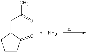 What is the product of the following reaction?   A)    B)    C)    D)    E)  None of the above.
