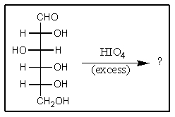 Qualitatively (not quantitatively) ,what products would be formed from the following reaction?   A)  CO<sub>2</sub> B)  CH<sub>2</sub>O C)    D)  both B and C E)  A,B and C