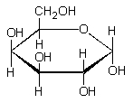 The chair conformation for <font face= symbol ></font>-D-Glucopyranose (shown below) may also be correctly represented by which of the following Haworth projections?   A)    B)    C)    D)    E)   
