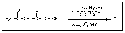 What product would result from the following reaction sequence?   A)    <sup> </sup> B)    C)    D)    E)   