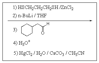 Which of the following reaction sequences will affect the following transformation?   A)    B)    C)    D)    E)   