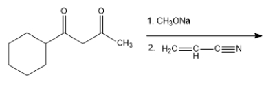 What product do you expect from the following reaction?   A)    B)    C)    D)    E)   
