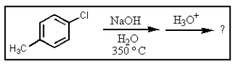What would be the expected product(s) from the following reaction?   A)    <sup> </sup> B)    C)    D)  both A and B E)  All of the above.