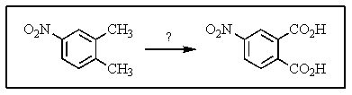 Which of the reagents given below would accomplish the reaction shown?   A)  H<sub>2</sub>O<sub>2</sub>,KOH,heat B)  Na<sub>2</sub>Cr<sub>2</sub>O<sub>7</sub>,H<sup>+</sup>,heat C)  ClCO<sub>2</sub>H,AlCl<sub>3</sub> D)  O<sub>3</sub>,then H<sub>2</sub>O E)  None of these.