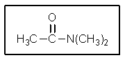 How many different CH<sub>3</sub> signals would you expect in the room-temperature proton NMR spectrum of the molecule below?   A)  One B)  Two C)  Three D)  Four E)  Five