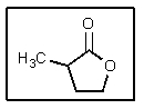 What would be the name of the following cyclic ester?   A)  (<font face= symbol ></font>-valerolactone)  B)  (<font face= symbol ></font>-butyrolactone)  C)  2-methyl-<font face= symbol ></font>-butyrolactone D)  2-methyl-<font face= symbol ></font>-butyrolactone E)  2-methyl-<font face= symbol ></font>-valerolactone