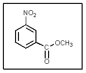 What would be the proper name of the following?   A)  3-nitro-methylbenzoate B)  methyl 3-nitrobenzoate C)  3-nitro-methoxybenzoate D)  5-nitro-methylbenzoate E)  3-nitrocarboxymethylbenzene