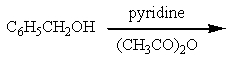 Which of the reactions listed below would produce benzyl acetate (= benzyl ethanoate) ? A)    B)    C)    D)  two of these E)  all of these