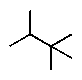 Which isomer of C<sub>7</sub>H<sub>16</sub> shown would have the highest boiling point? A)    B)    C)    D)    E)   