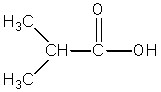 Which compound best fits the following spectroscopic data? <sup>1</sup>H NMR <font face= symbol ></font> = 1.00 (t,J=7.4 Hz,3H) ; 1.65 (sextet,J=7.5 Hz,2H) ; 2.31 (t,J=7.4 Hz,2H) ; and 11.68 (s,1H) ppm.<sup>13</sup>C NMR <font face= symbol ></font> = 13.4,18.5,36.3,179.6 ppm. A)    B)    C)    D)    E)  none of the above