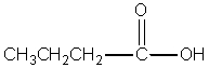 Which compound best fits the following spectroscopic data? <sup>1</sup>H NMR <font face= symbol ></font> = 1.00 (t,J=7.4 Hz,3H) ; 1.65 (sextet,J=7.5 Hz,2H) ; 2.31 (t,J=7.4 Hz,2H) ; and 11.68 (s,1H) ppm.<sup>13</sup>C NMR <font face= symbol ></font> = 13.4,18.5,36.3,179.6 ppm. A)    B)    C)    D)    E)  none of the above