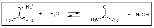 To which side,if any,would the following equilibrium lie?   A)  To the left B)  To the right C)  Equally to the left and right D)  Reaction cannot occur at all E)  Equilibrium favors a different product.
