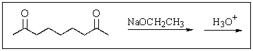 Which major product would you expect when the following diketone undergoes aldol cyclization in base,followed by acid?   A)    B)    C)    D)    E)   