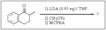 Predict the major organic product of the following reaction sequence.   A)    B)    C)    D)    E)   
