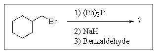 Predict the major organic product of the following reaction sequence.   A)    B)    C)    D)    E)   