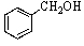 Old bottles of benzaldehyde (a liquid that smells like cherries) are often observed to have crystals on the bottom; what is the identity of this solid? A) B) C) D) E)