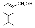 Which is the structure of 3,7-dimethyl-2,6-octadienal? A) B) C) D) E)