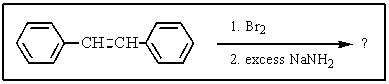 What would be the product of the following reaction sequence?   A)    <sup> </sup> B)    C)    D)    E)   