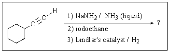 What is the major product expected from the following reaction?   A)    <sup> </sup> B)    C)    D)    E)   