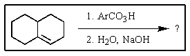 What would be the expected product of the following reaction?   A)    B)    C)    D)    E)   