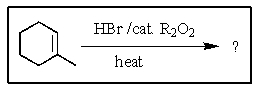 What is the major product of the following reaction?   A)    <sup> </sup> B)    C)    D)    E)   