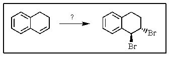 What reagent(s) would accomplish the following reaction?   A)  Br<sub>2</sub> B)  NBS C)  Br<sub>2</sub> + light D)  Br<sub>2</sub> + FeBr<sub>3</sub> E)  HBr