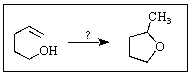 Based on your knowledge of the mechanisms involved,which of the reagents below would you expect to accomplish the following reaction? (Think through the mechanism!)    A)  H<sub>2</sub>/Pd B)  Br<sub>2</sub> C)  PBr<sub>3</sub> D)  H<sub>2</sub>SO<sub>4</sub> E)  NaBH<sub>4</sub>