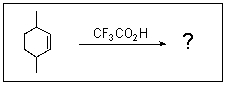 Predict the major product of the following reaction:   A)    B)    C)    D)    E)   