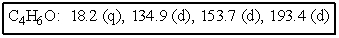 The molecular formulas and <sup>13</sup>C NMR data (in ppm) are given below.The splitting pattern of each signal,taken from the non-decoupled spectrum is given in parentheses.Deduce the correct structure:   A)    <sup> </sup> B)    C)    D)    E)   