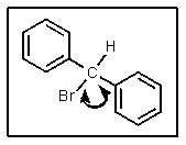 What would be the ideal value for the indicated bond angle?   A)  120<font face= symbol ></font> B)  90<font face= symbol ></font> C)  104<font face= symbol ></font> D)  180<font face= symbol ></font> E)  109<font face= symbol ></font>