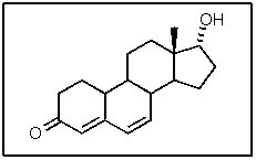 How many hydrogen atoms are part of the following steroid?   A)  18 B)  20 C)  21 D)  22 E)  24