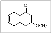 In the following molecule,how many carbon atoms are in the sp<sup>3</sup> hybridization state?   A)  2 B)  4 C)  5 D)  6 E)  11