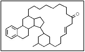 The following molecule has what molecular formula?   A)  C<sub>39</sub>H<sub>58</sub>O B)  C<sub>40</sub>H<sub>58</sub>O C)  C<sub>39</sub>H<sub>60</sub>O D)  C<sub>44</sub>H<sub>44</sub>O E)  None of the above.