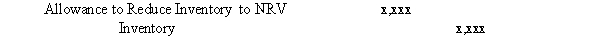 A company using the periodic inventory system to record the reduction of inventory to NRV value would record the following journal entry to close beginning inventory using the direct method:  