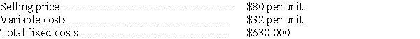 The following information describes a product expected to be produced and sold by Garr Company:    Required: (a)Calculate the contribution margin ratio. (b)Calculate the break-even point in dollar sales. (c)What dollar amount of sales would be necessary to achieve a pretax income of $120,000?
